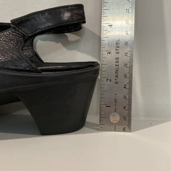 ROMIKA Mokassetta Black Clog Sandal Size 40 - Picture 11 of 11